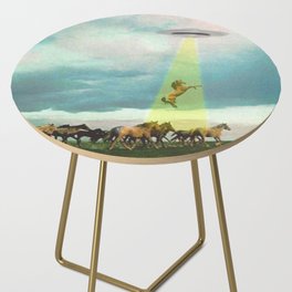 They too love horses (UFO) Side Table