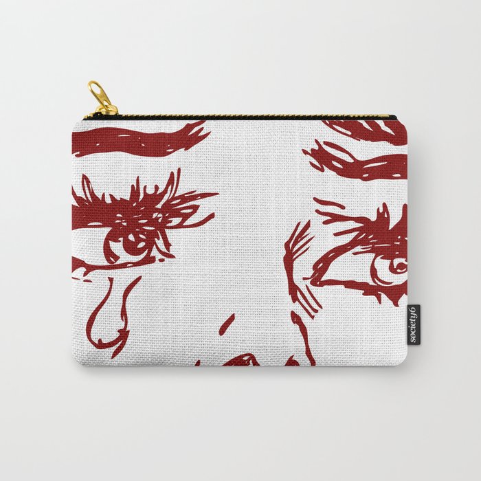 Cry Maroon Carry-All Pouch