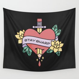 Stay Sharp Wall Tapestry