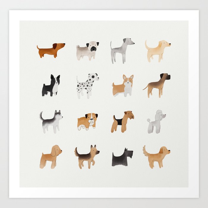Lots of Cute Doggos Kunstdrucke Lots of Cute Doggos Kunstdrucke
