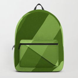 Greenery modern geometric lines Backpack