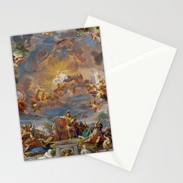 Ceiling in the Villa Borghese, Rome. The Apotheosis of Romulus by Mariano Rossi Stationery Card