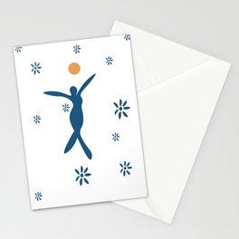 Dancing happily under the sun Stationery Card