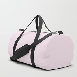 Ultra Pale Pastel Pink Solid Color Hue Shade - Patternless Duffle Bag