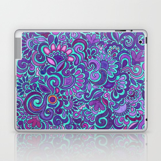 purple in aquamarine Laptop & iPad Skin