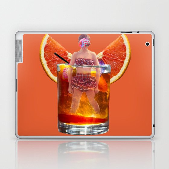 Red Fish Lady Laptop & iPad Skin