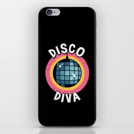 Disco Diva Retro Party iPhone Skin