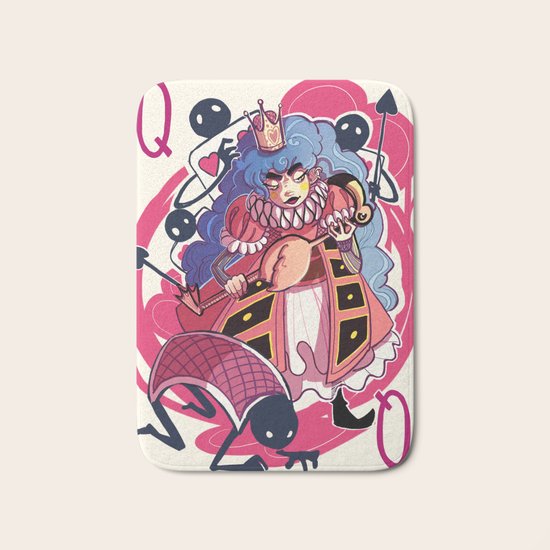 Queen of Hearts Bath Mat