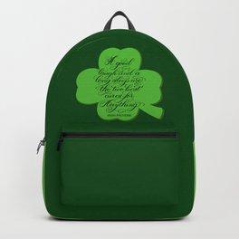 St. Patrick’s Day Shamrock Irish Proverb Backpack