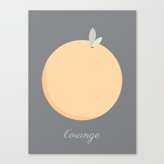 L'orange Canvas Print