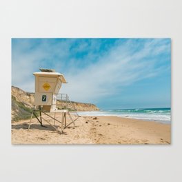 California Lifeguard Stand Canvas Print