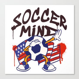 Soccer World Cup 2022 Qatar - Team: USA Canvas Print