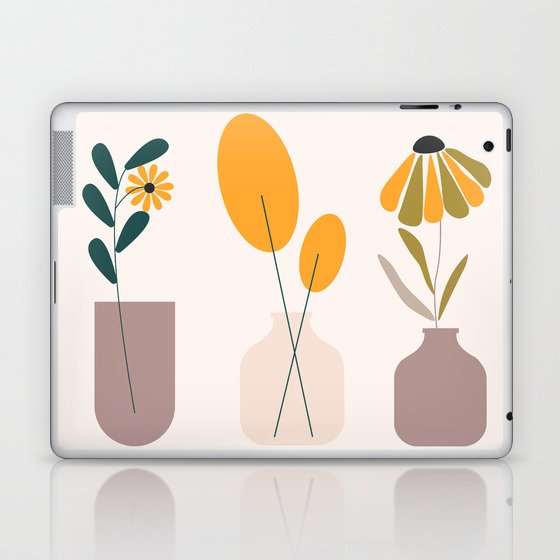 Abstract FlowerPot Design Laptop & iPad Skin