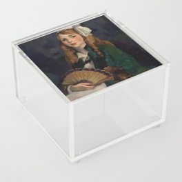 Beatrice, 1919 by Robert Henri Acrylic Box