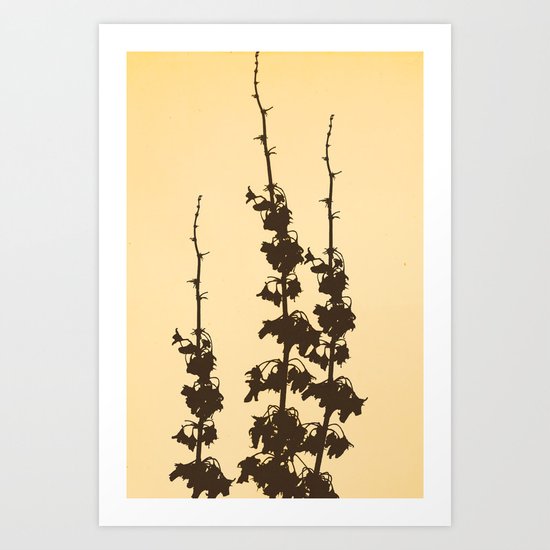 Florales · plant end 4 Art Print