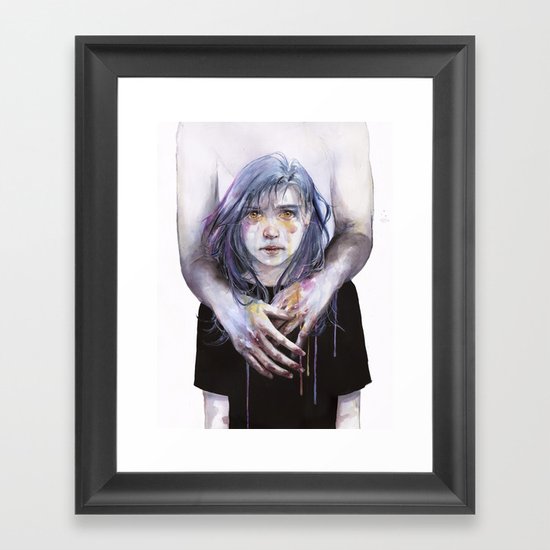 tiny creature Framed Art Print
