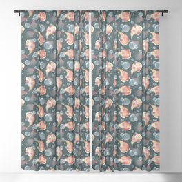 Koi Fish Sheer Curtain