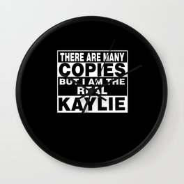 I Am Kaylie Funny Personal Personalized Gift Wall Clock