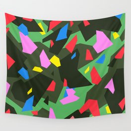 Green\Red\Blue\Black\Grey\Pink Geometric camo Wall Tapestry
