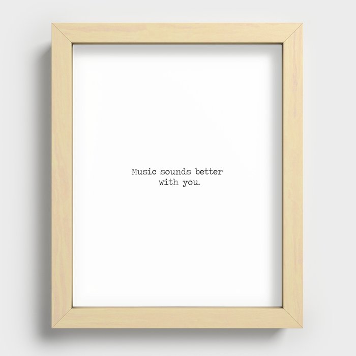 Recessed Framed Print