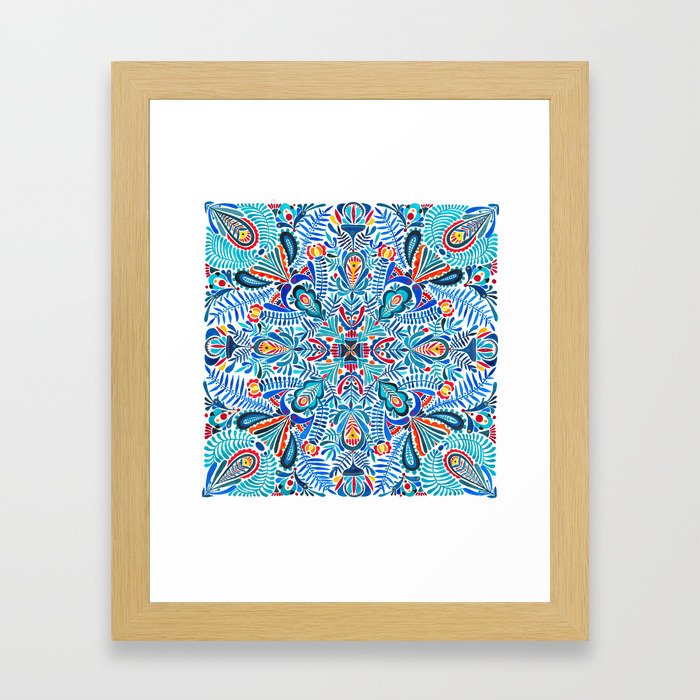 Mandala 7 Framed Art Print