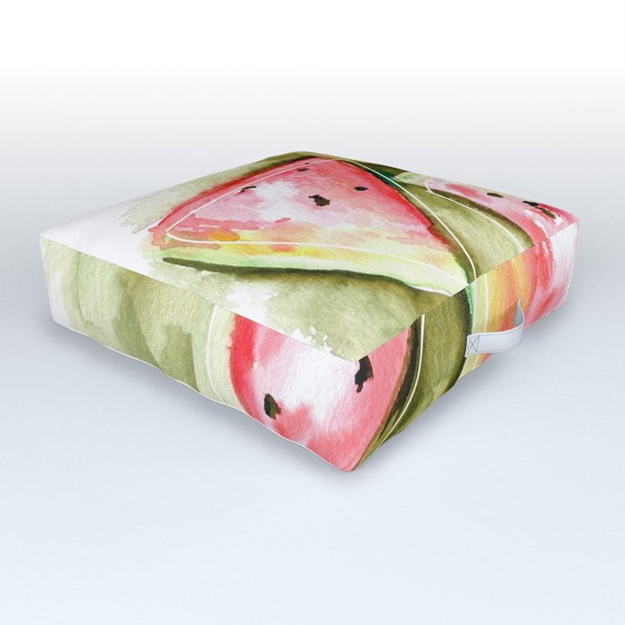 Watermelon Sugar Outdoor Floor Cushion