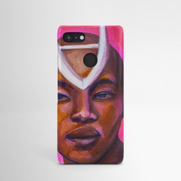 Pink Warrior Woman Android Case