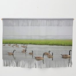 Wild Geese On Potters Creek Wall Hanging