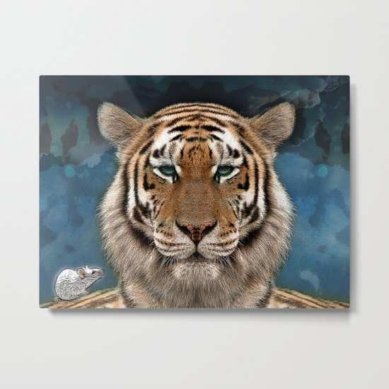 Sumatra and tiny Metal Print