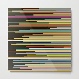 Color Shift Metal Print | Stripey, Wall Art, Stripeyphonecase, Coolstripes, Abstract, Home Decor, Popular, Retro, Black, Stripypattern 