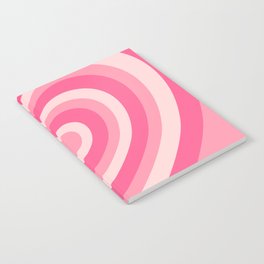 Hypnotic Pink Hearts Notebook