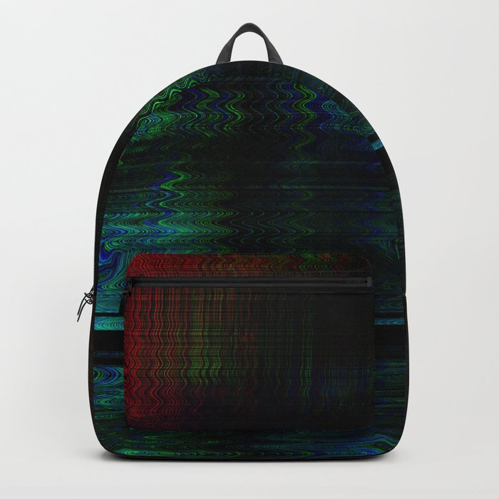 Digital glitch Backpack