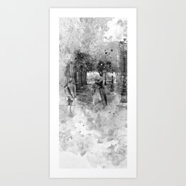 walk in the south Art Print