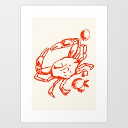 crab Art Print