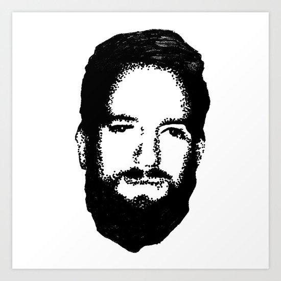RossFace Art Print
