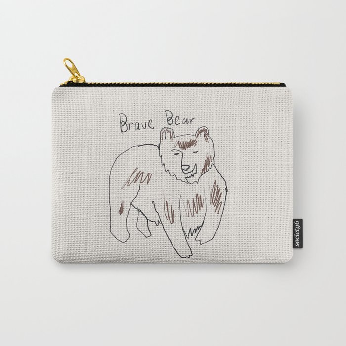 Brave bear Carry-All Pouch