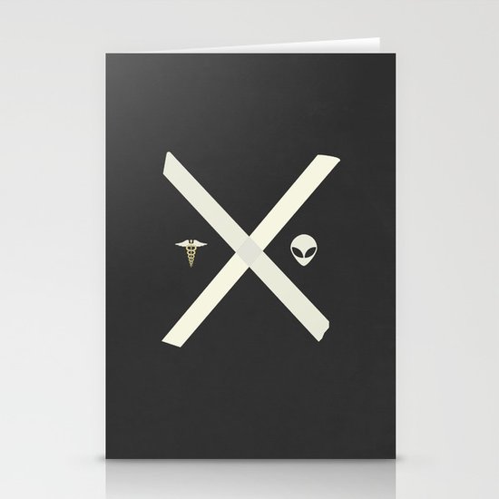 Mulder and Scully Stationery Cards