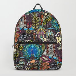 fantastical dreams aubergine Backpack