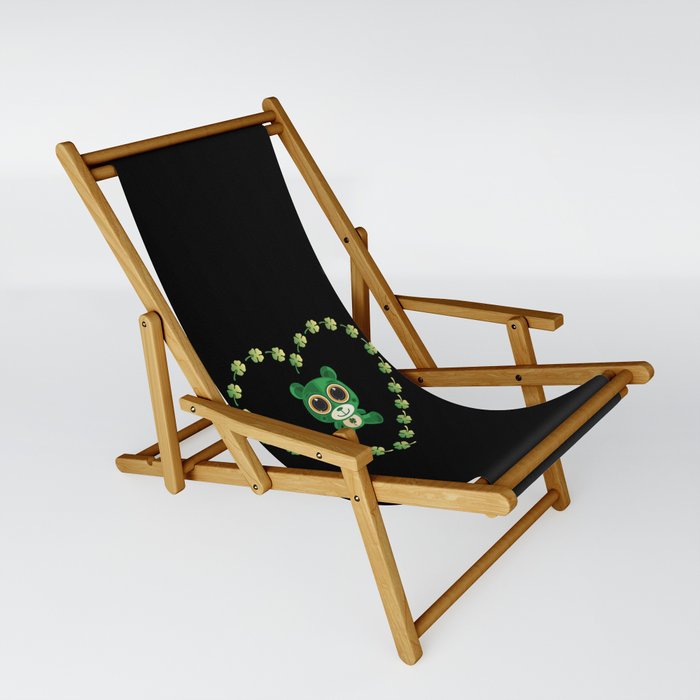 St. Patrick's Day Teddy Bear Sling Chair