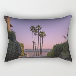 Purple Palms Rectangular Pillow