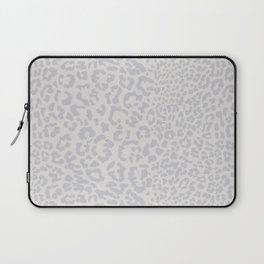 Snow Leopard Print Laptop Sleeve