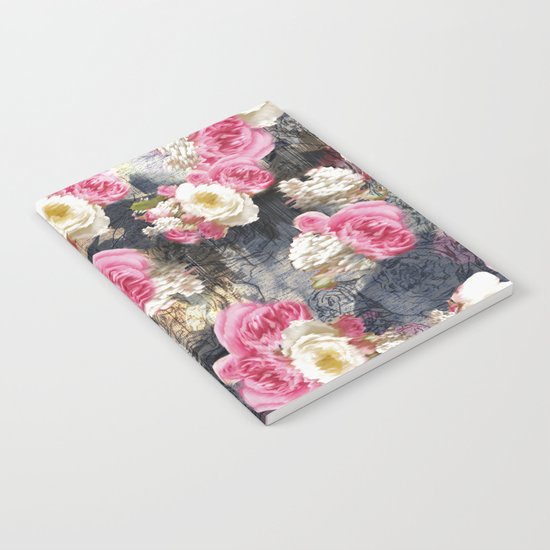 Blurry Floral Notebook