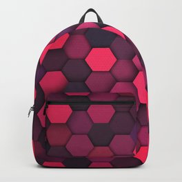 Purple Shade Hexagon Geometric Patterns Backpack | Geometricleggings, Geometricstickers, Geometricphonecase, Graphicdesign, Geometriccurtains, Geometricsheets, Geometricdecor, Geometricgifts, Geometricfloorrug, Geometriccoffeecup 