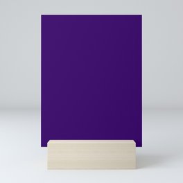 Deep Violet Solid Color Mini Art Print