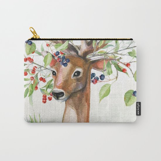 Winter animal #4 Carry-All Pouch