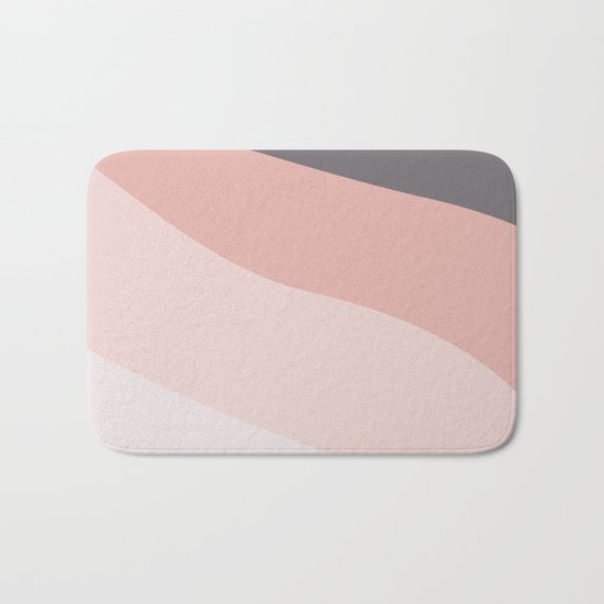 pink tone color palette Bath Mat
