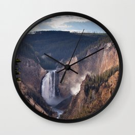 Yellowstone Grand Canyon Wall Clock