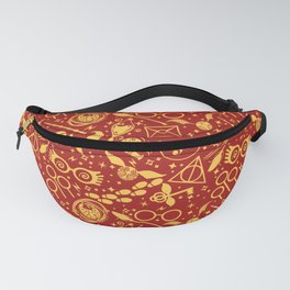 POTTER MAGIC WIZARDS AND WITCHES WORLD PATTERN Fanny Pack