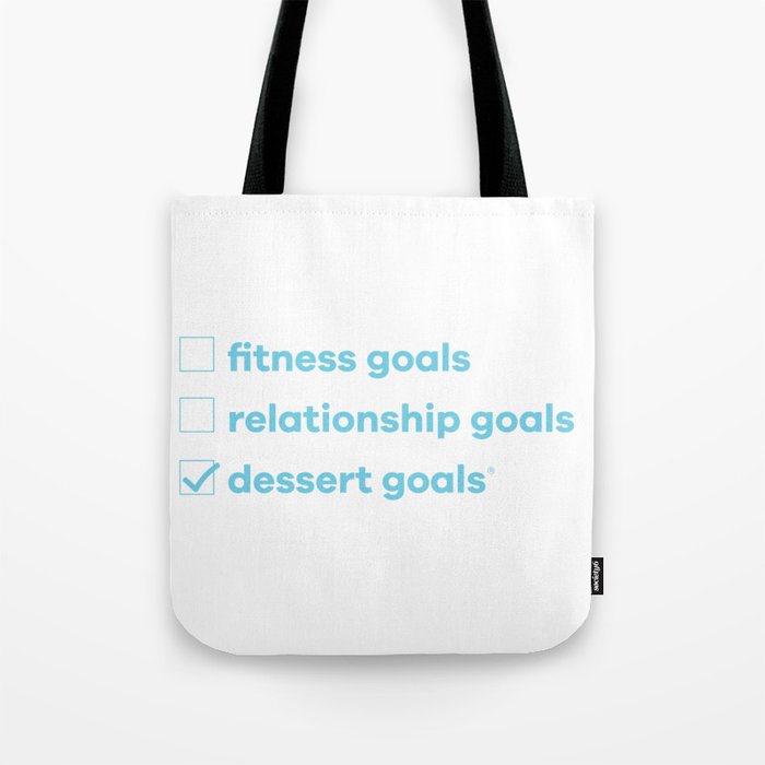 Goals Checklist Tote Bag