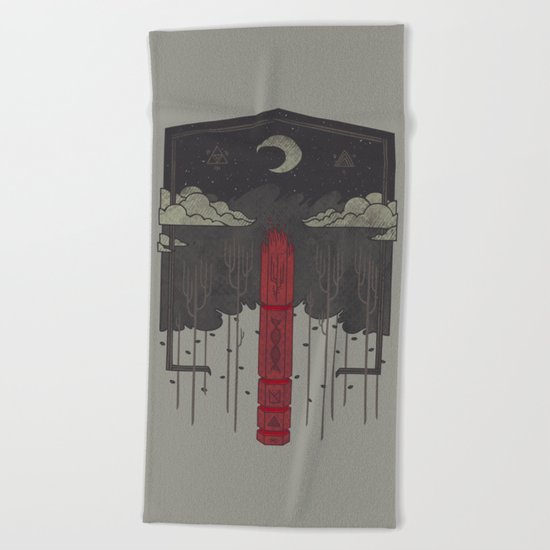 The Lost Obelisk Beach Towel
